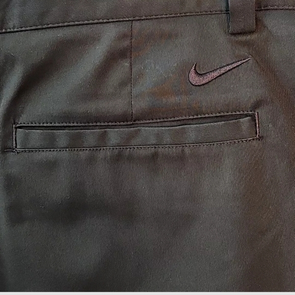 Nike Dri Fit Men's Golf Shorts Black Embroidered Swoosh 34" - Picture 5 of 5